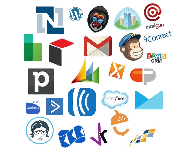 108+ ESP integrations grid